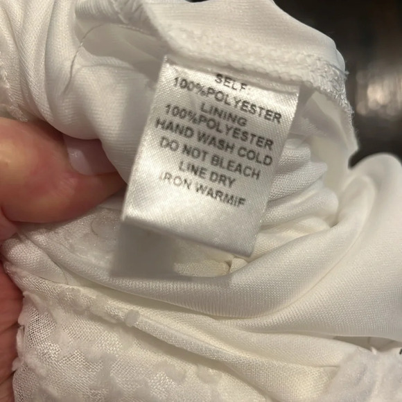 NWT Bluivy Shorts Romper Textured Flower PomPoms Babydoll Lined Bridal Medium - Picture 8 of 9